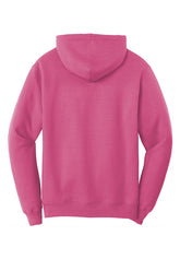 PC78H Port & Company® Core Fleece Pullover Hooded Sweatshirt - Sangria